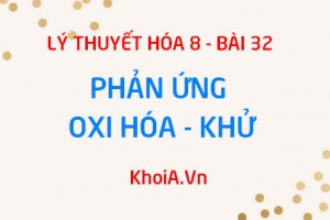 Phản ứng Oxi hóa - Khử: Sự khử Sự oxi hóa là gì? Chất khử chất oxi hóa là gì? - Hóa 8 bài 32